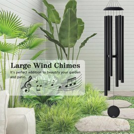 Extra Large Wind Chimes for Outside Deep Tone, Sympathy Memorial Gifts for Loss of Loved One, 62" Church Chime with Beautiful Soothing Sounds Outdoor Garden,Yard and Patio