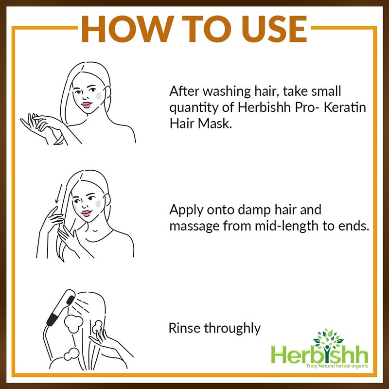 Herbishh Argan Hair Mask-Deep Conditioning & Hydration For Healthier Looking