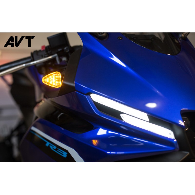 AVT YZF-R3 / R3 2025 FRONT SMOKE Flush LED Turn