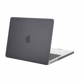 MOSISO Compatible with MacBook Pro 14 inch Case 2024 2023 2022 2021 Release M3 A2918 A2992 M2 A2779 M1 A2442 Pro Max Chip with Touch ID, Protective Plastic Hard Shell Case Cover, Gray