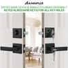 ANNFUZ Keyed Alike Combo Set Entry Door Lever Lock Set