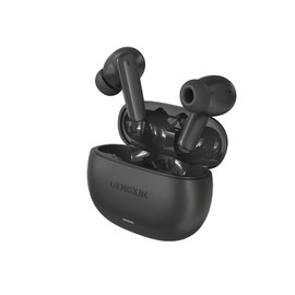 GENGXIN Audífonos Inalámbricos, Audífonos Bluetooth 5.4, Auriculares Inalámbricos, 22 Horas de Batería, 16 mm Drivers con ENC, Micrófono, Auriculares con Cancelación de Ruido - Negro