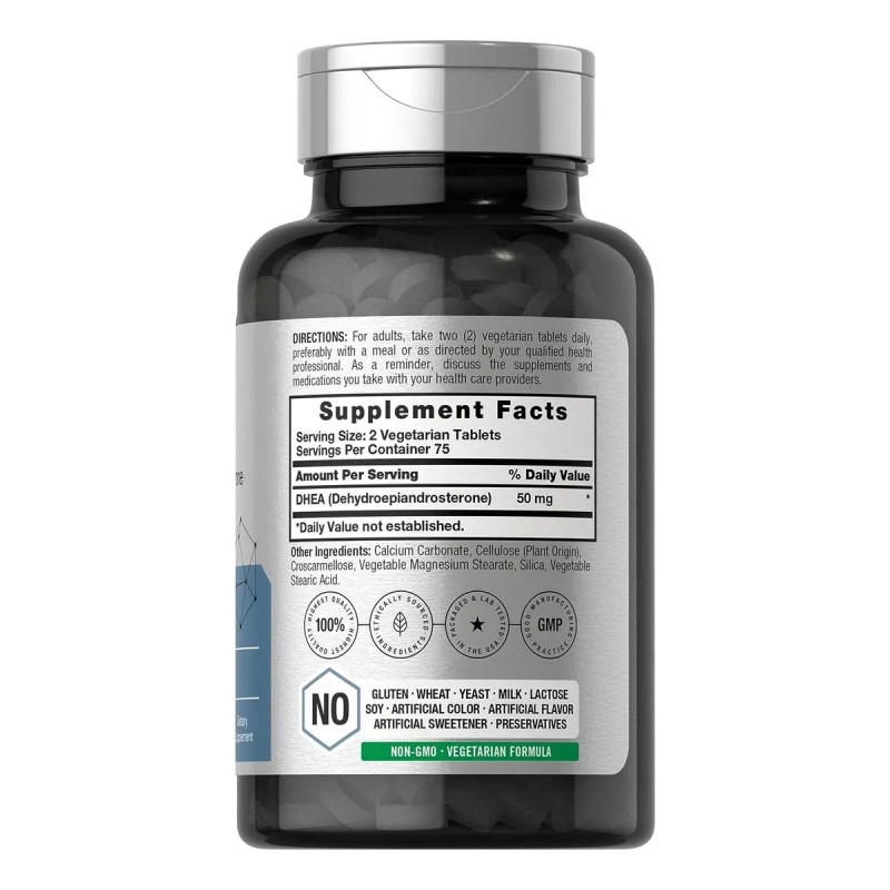 Dhea Apoyo Hormonal 150 Tabletas Horbaach Sabor Sin Sabor