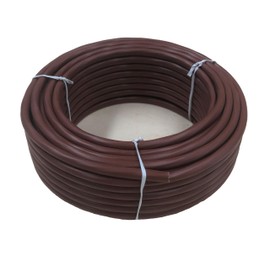 EASTWIRE 18/4 100ft Thermostat Wire, Solid Copper Wire, 18 Gauge Conductor, ETL Listed CL2 Power Limited Circuit Cable for Indoor/Outdoor Low Voltage Applications Use,Brown (18/4, 100ft)