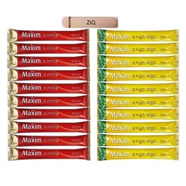 ZiQ Maxim Coffee Sampler - 20 Instant Coffee Mix Packets (Original, Mocha Gold, White Gold) - Medium Roast, Plant-Based, 20 Count