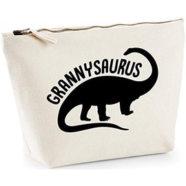 Hippowarehouse Grannysaurus printed make up cosmetic wash bag 18x19x9cm