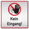 Türschilder24 XXL Door Sign (B) 125 x 125 x 1.5