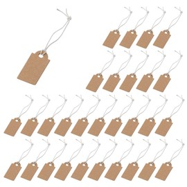 HAMILO String Tags Kraft Paper Price Tags Jewelry Tags Set of 200