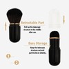 Pack of 2 Retractable Make Up Brushes, Travel Foundation Brush,
