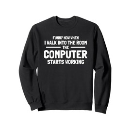 Funny Computer And Tech Gadget, Comically Charming for IT Sweatshirt