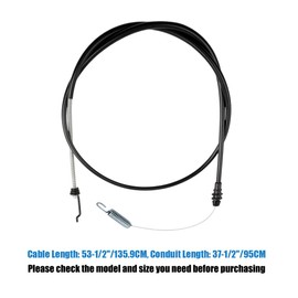 Diskary 127-6867 Traction Cable, 30'' Traction Cable Fits for Toro 20975 20976 20977 20978 21199 21199HD 21200 20200 Lawn Mower Parts （Cable Length: 53-1/2）