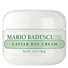 Mario Badescu Crema de día Caviar – Hidratante facial hidratante y reafirmante con extracto de caviar y elastina | Rico en aminoácidos y ácidos grasos para pieles secas, sensibles y maduras | Apoya la juventud, la elasticidad y la firmeza, 28 gr