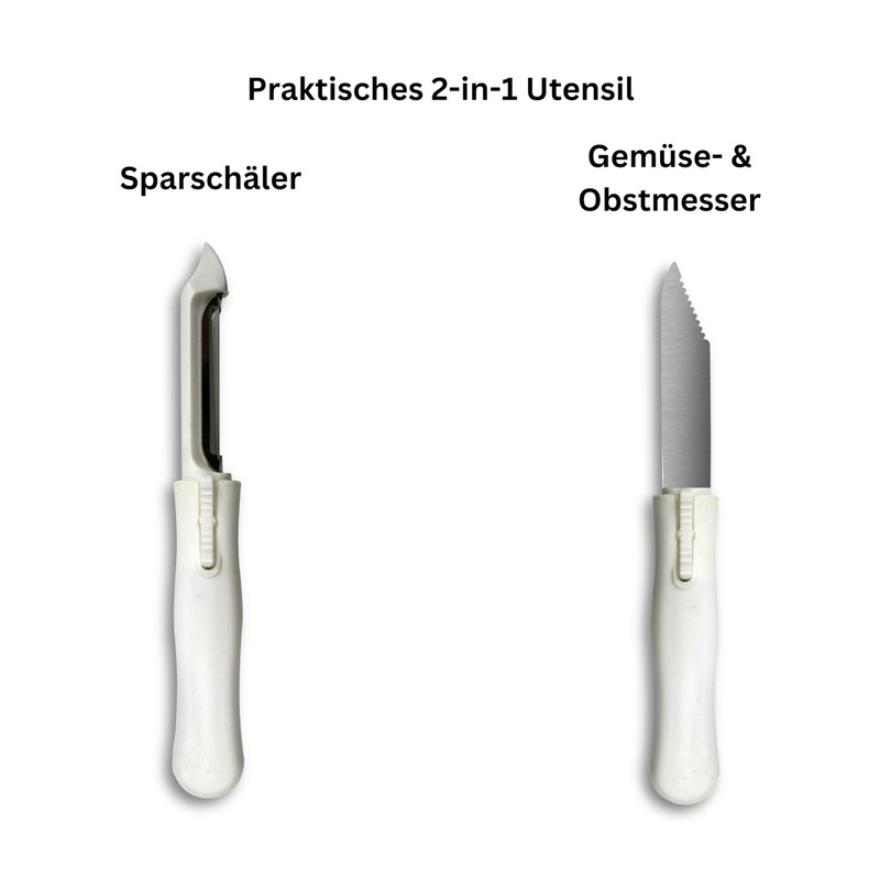 Solingen 2 in 1 Peeler & Peeler for Vegetables, Fruits