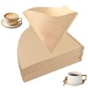 100-Pack Unbleached Coffee Filters, Disposable Cone Filter Papers for 1-2