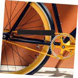 Sosoport 2Pcs Bike Chain Protector Neoprene Cover for Bicycles Durable Chain Guard with Hook and Loop Strap Simple Design Bike Accessories