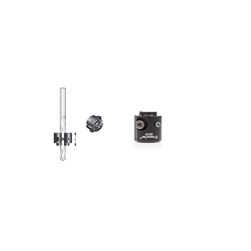 Amana Tool 20212 Universal Drill Bit Depth Stop Collar Adjustable