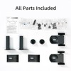 Suptek Speaker Wall Mounts - Dual Speaker Stands for Surround