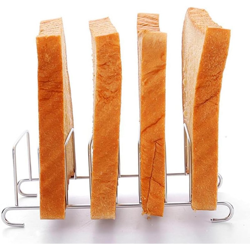 Silver 8 Holes Stainless Steel Tool Toast Cooling Grid Bread