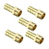 sourcing map Brass Pipe Connector Hose Adapter 10 mm Spout
