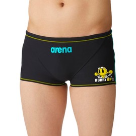 [アリーナ] 水着 トレーニングスパッツ（ショートレッグ） メンズ ブラック(BK01) Lサイズ