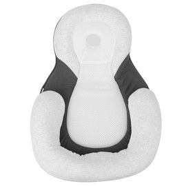 Multifunctional Baby Pillow Newborn Cotton Heads Prevention Pillow AntiSpit Milk Infant Pillow(Grey )