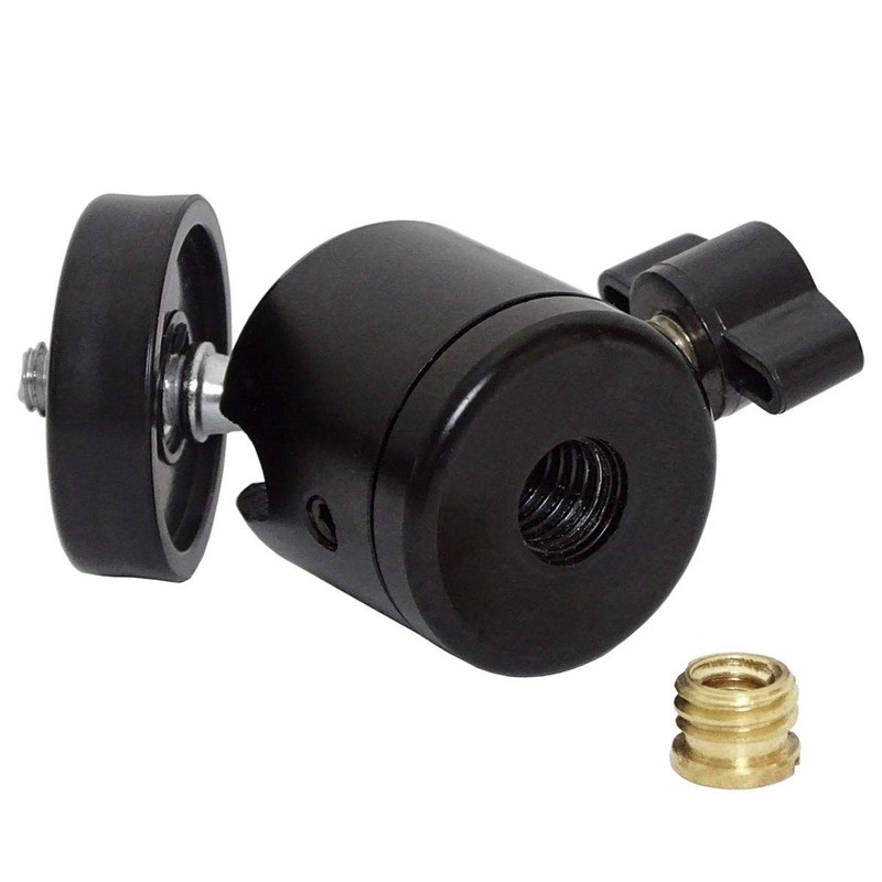 keepdrum MS096 Microphone Stand Straight + Ball Joint Tripod Adapter