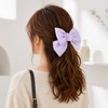 Two-Tiered Ribbon Barrette Large Graduation Ceremony Ladies Wedding Hair Accessory