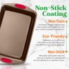 NutriChef 5-Piece Baking Pan Set - Carbon Steel Stackable Bakeware