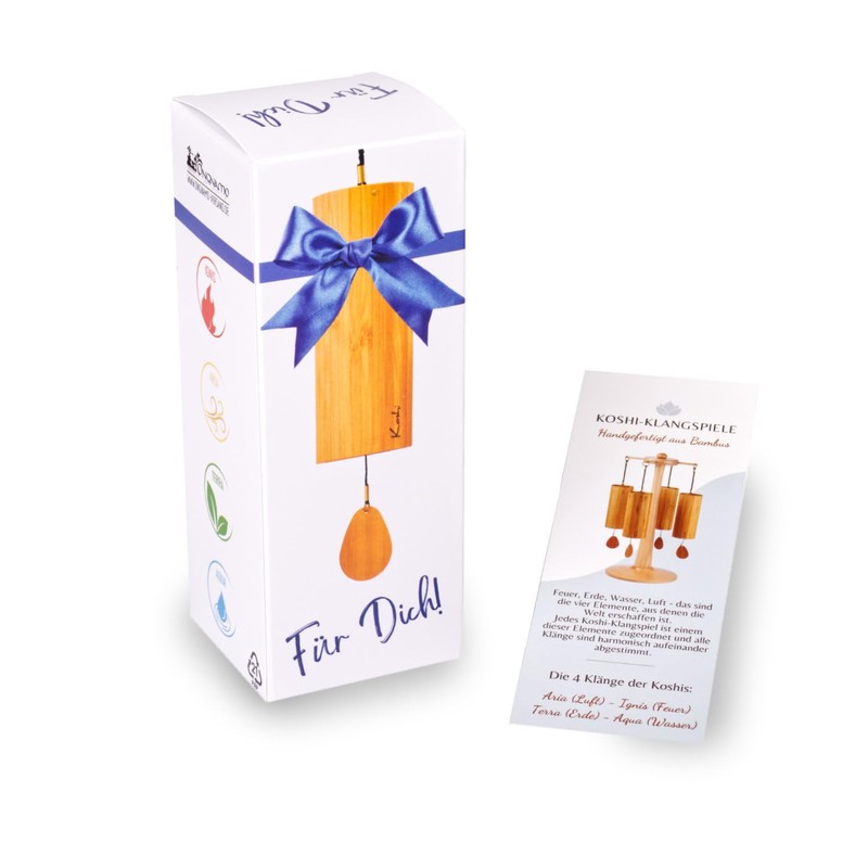 Koshi Wind Chime Made of Bamboo Veneer Ignis | Fire