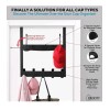 Rackity Over The Door Hooks With Hat Rack for Wall
