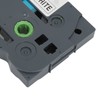 4Pcs Label Tape 12mm Waterproof Black On White Label Maker