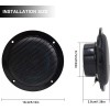 Herdio 160W 4" Outdoor Ceiling Speaker Waterproof Dual Marine Ceiling