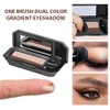Sombra de Ojos de Doble Color,Paleta de Maquillaje de Ojos