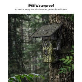 BOAVISION 4G LTE Solar Powered Trail Camera Outdoor Hunting Camera SIM Card