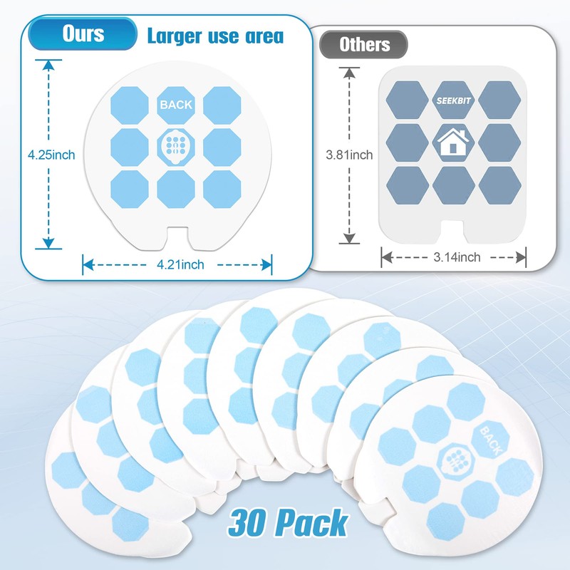 Qualirey 30 Pack Replacement Glue Cards Compatible with Dynatrap DT3005W