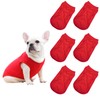 HACRAHO Dog Shirt Blank Clothing, Pack of 6 Red Blank