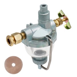 THUNDERMINGO Glass Fuel Sediment Bowl AM3100T AT326991 Assemble for John Deere Tractor 1010 320 330 40 420 430 440 M Allis Chalmers B C D14 D17 D19 Replace AT326991 235560 237944 70235560 0W426A