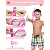 Snorkel Set Children's Diving Goggles Dry Snorkel Set (Pink)