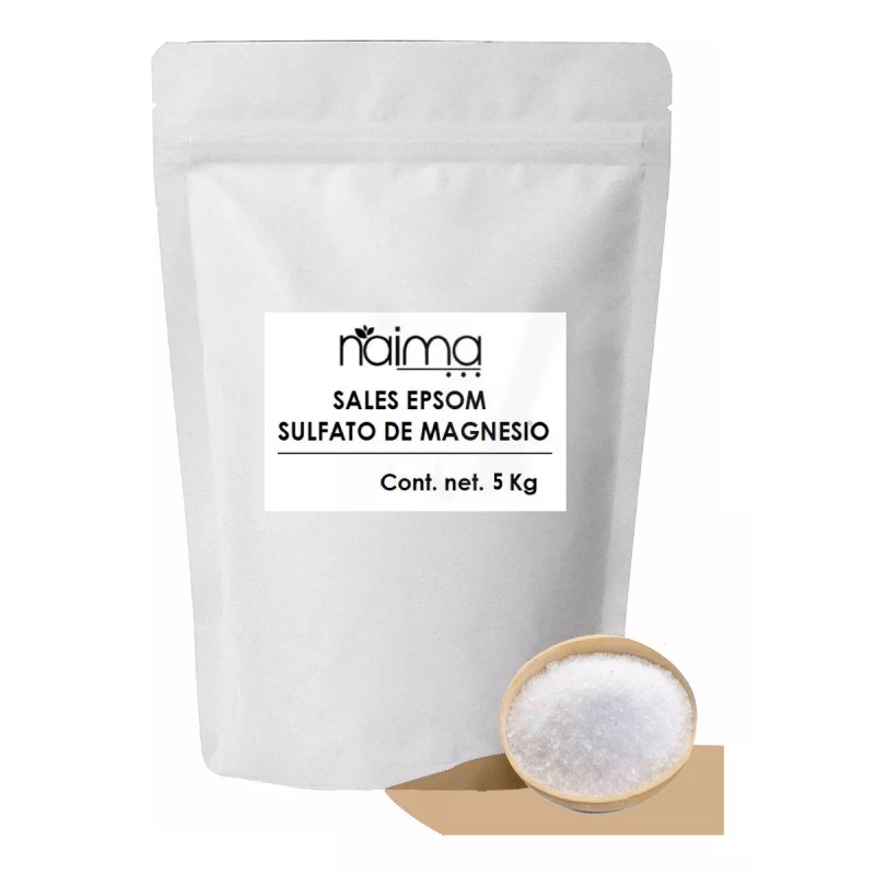Naíma Sal Epsom Sulfato De Magnesio 20 Kg