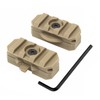 Qavctw ARC Rail Adapter Mount Kit 360 Deg Rotation Helmet