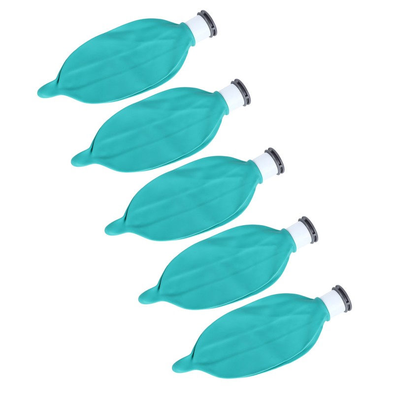 5PCS 0.5L Breathing Bags NBR Material Reusable Training Gasbag for