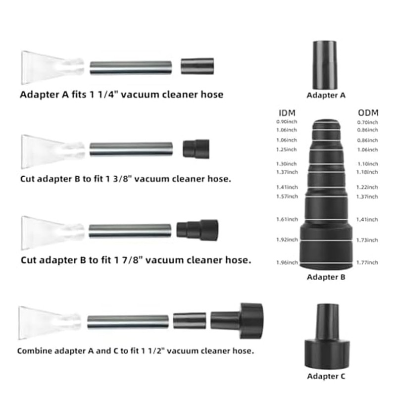 Aswalling Extractor Attachment Carpet Extractor Vacuum Attachment Upholstery Car Detailing