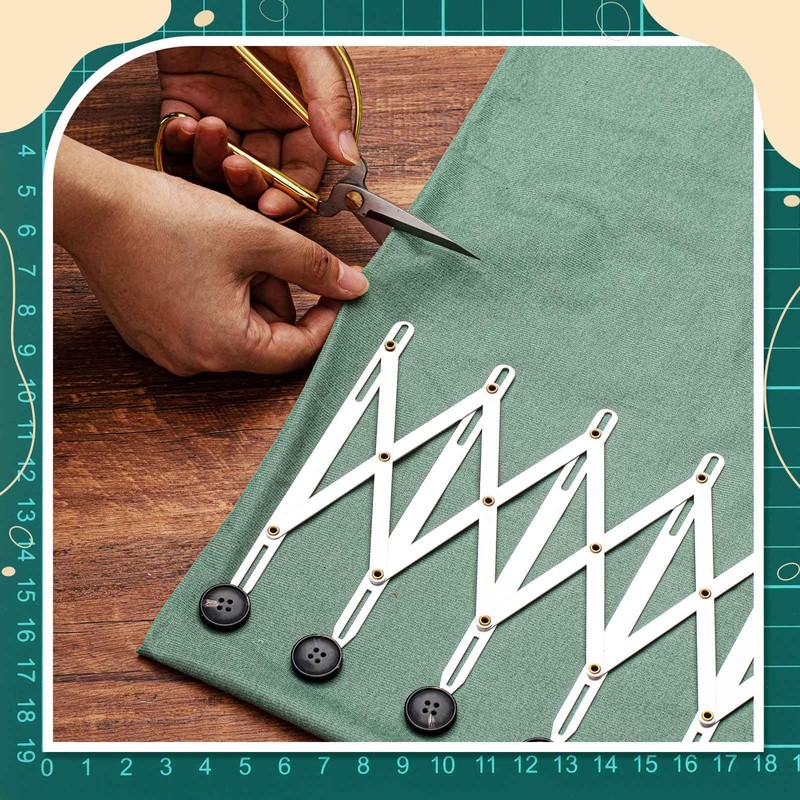 Anglechic 6 Pcs Sewing Buttonhole Cutter Set Including Button Sewing
