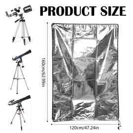 Dust Cover, Dust Cover for Astronomical Telescopes, 420D Telescopic Cover for Outdoor Use for Sensitive Devices and Equipments