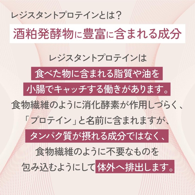 レジスタントプロテイン 酒粕 COSME NEXT レジスタントプロテインサプリ コスメネクスト