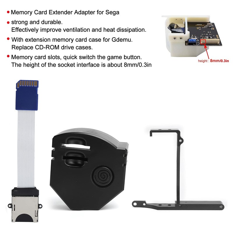 ciciglow Memory Card Mount Kit, 3D Print Extension Memory Card