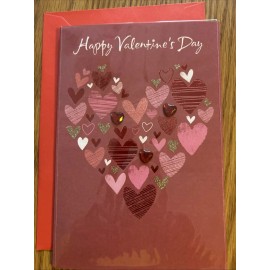 Unbranded Bejeweled glittery Valentine's Day Card  Suitable for anyoneSealed in cellophane