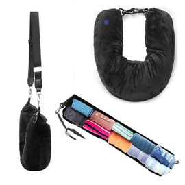 Inflatable Travel Pillow Neck Pillow for Space Saving Luggage Travel by Plane, Train or Car Travel Neck Pillow Inflatable Travel Pillow for Airplane Travel Pillow Airplane Travel Pillow Airplane Pillow