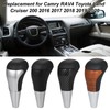Automatic Shift Knob, Black Wood Grain Car Gear Shift Knot
