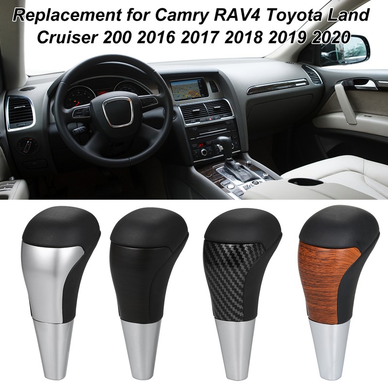 Automatic Shift Knob, Black Wood Grain Car Gear Shift Knot